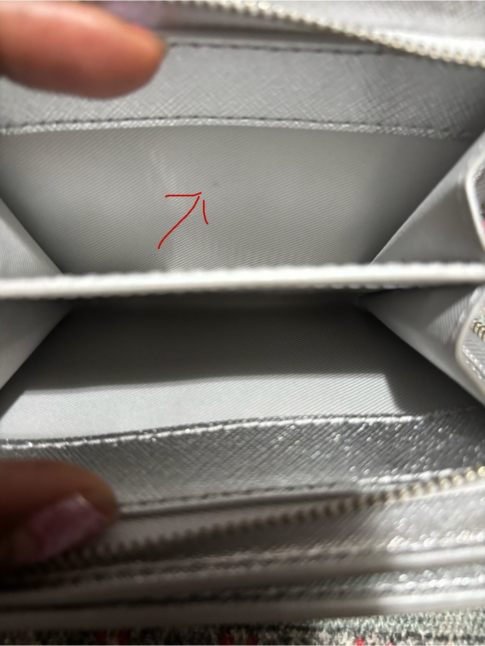 Marc Jacobs Silver Snapshot Wallet - Picture 6 of 6